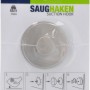 Siro Saughaken 2355, metallfarbig glänzend, für Bad und Küche, max. 1 kg Tragkraft.