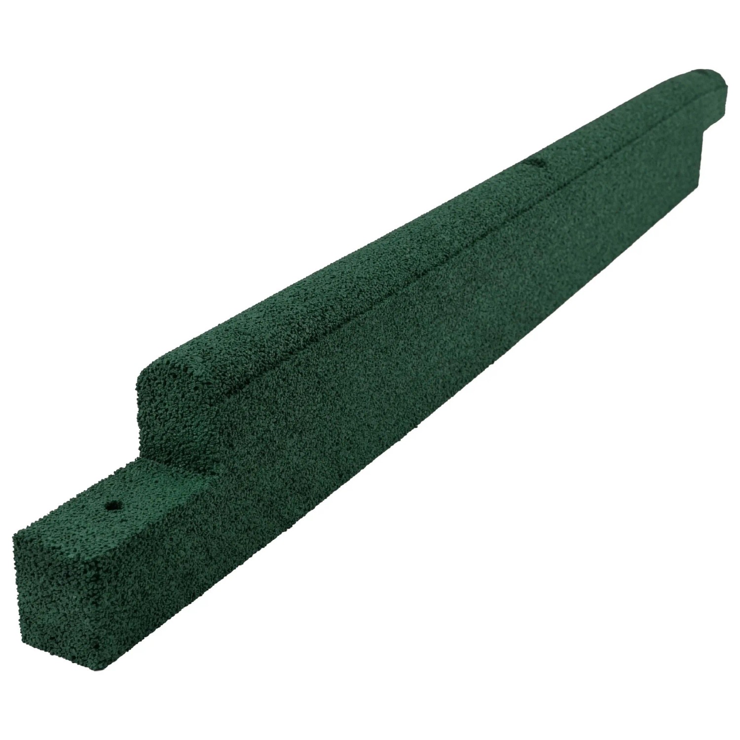 Floordirekt Gummi Randstein Rasenkante Beeteinfassung Fallschutzmatte 12,7 x 122 cm Grün