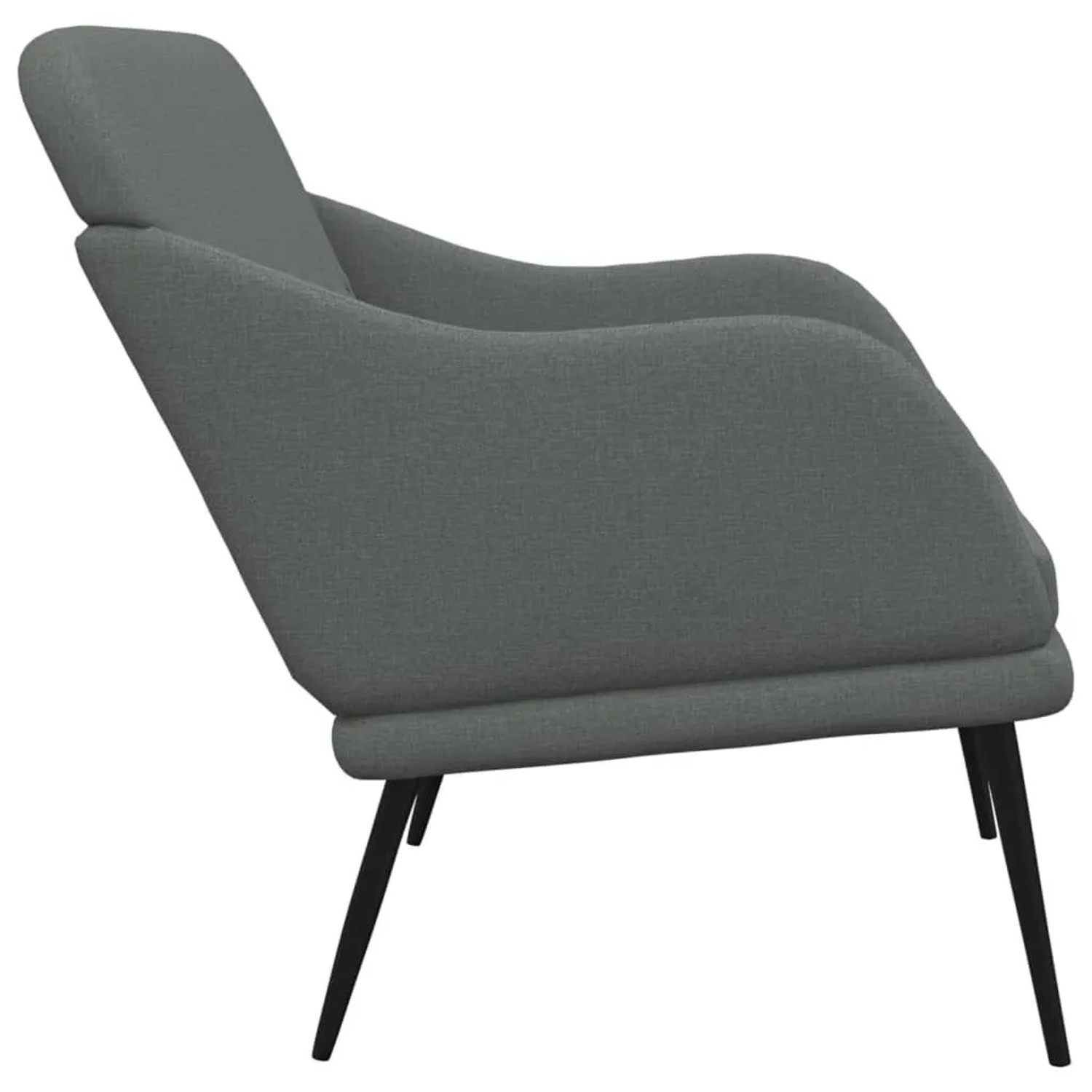 vidaXL Sitzbank Dunkelgrau 110x76x80 cm Stoff 351484_4