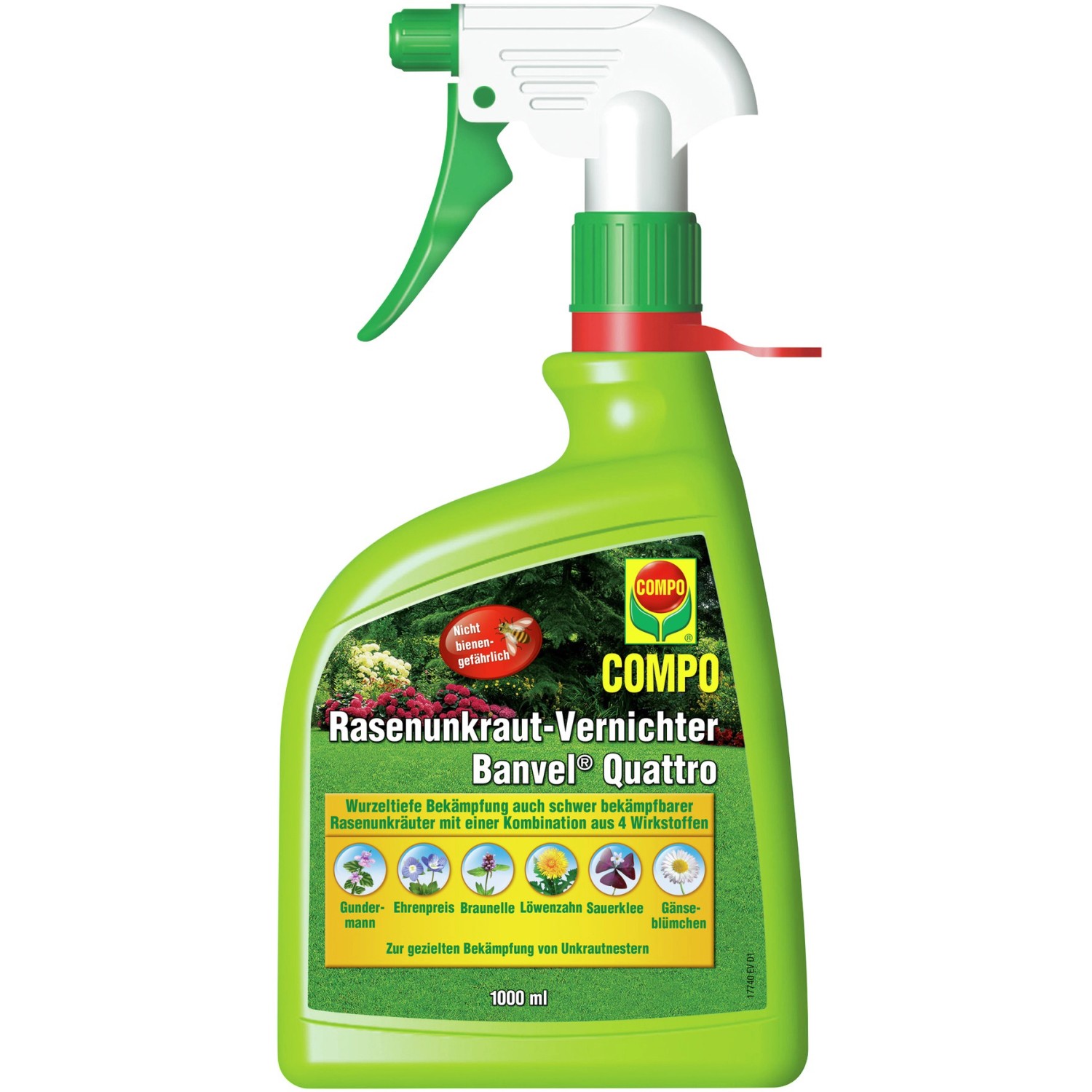 Compo Rasenunkraut-Vernichter Banvel Quattro AF 1000 ml