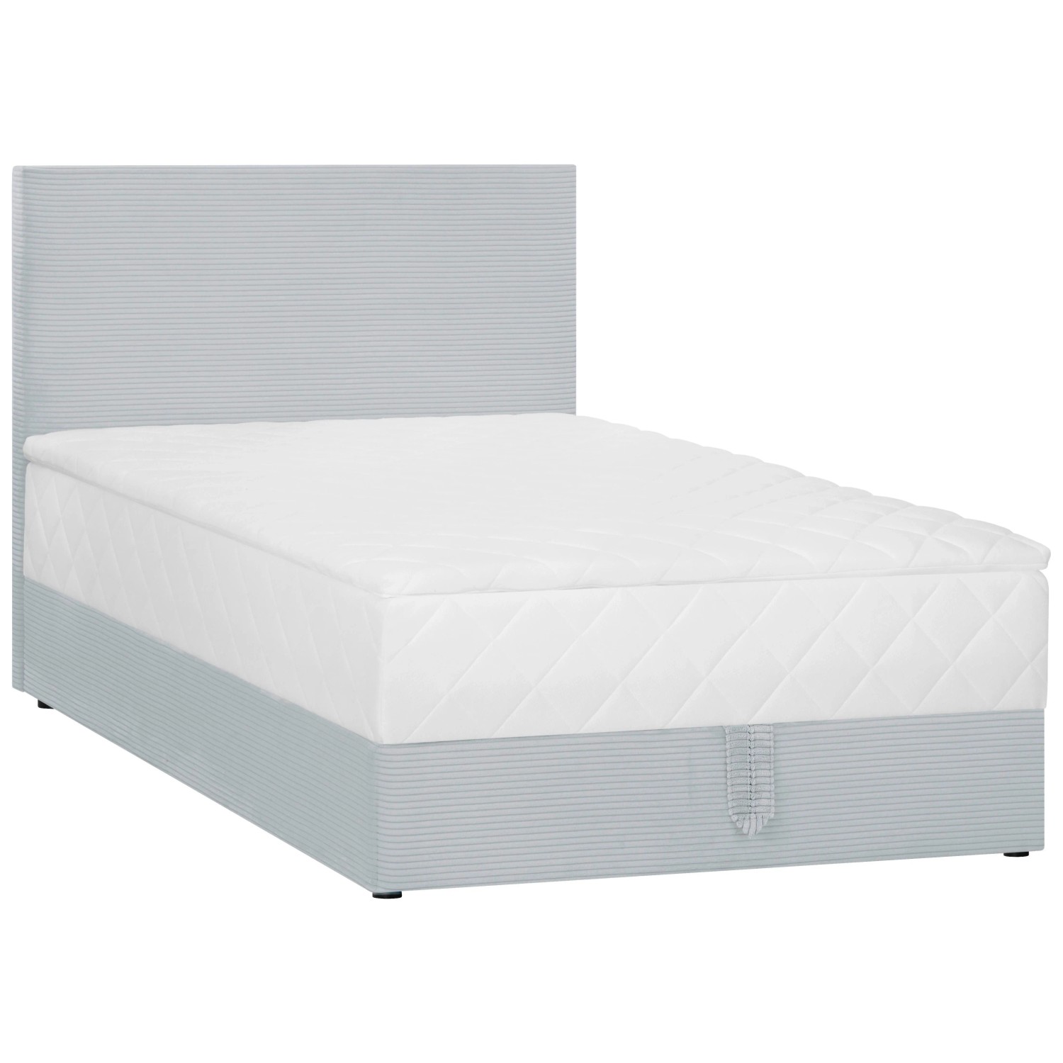 Based Boxbett Boxy in Cord Grau ca. 90x200cm