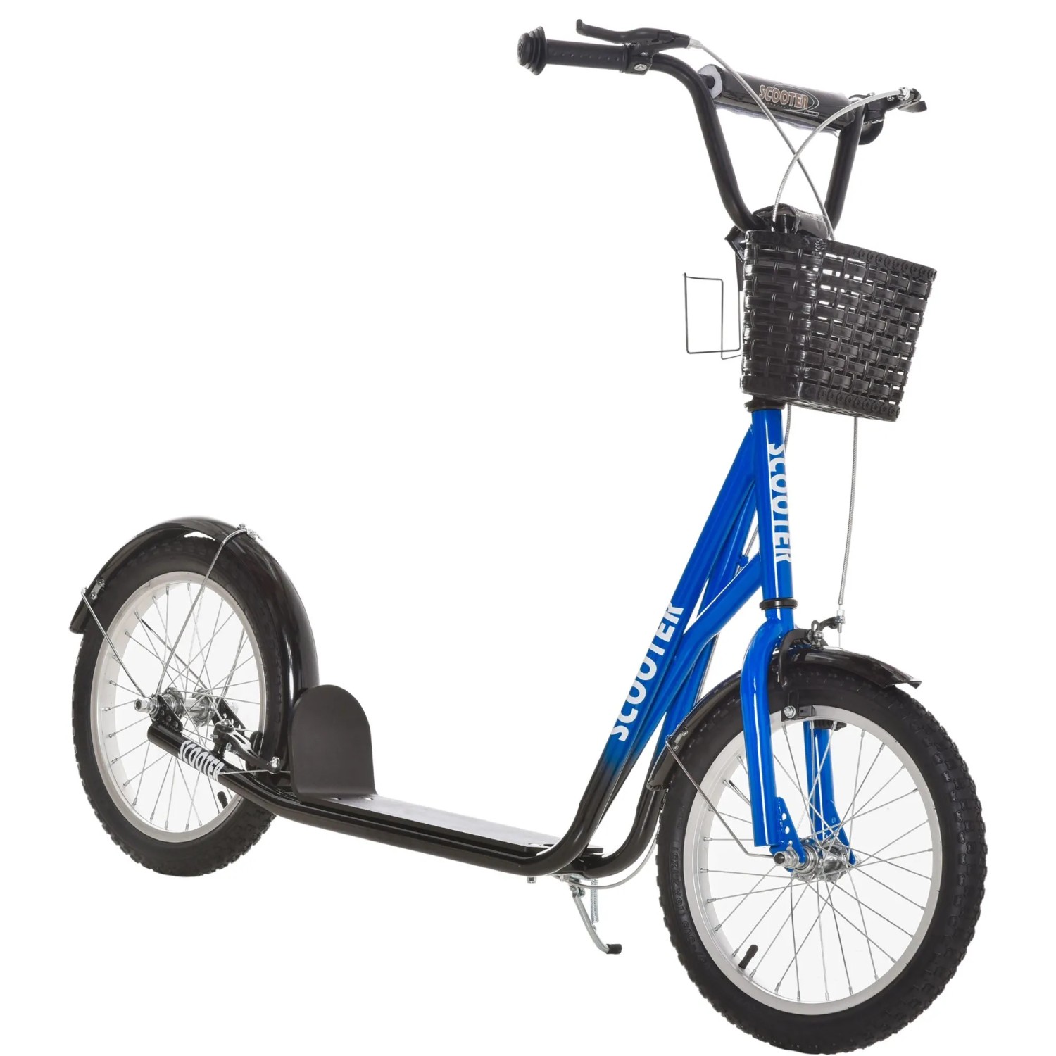 HOMCOM Kinderroller mit Bremse Höhenverstellbar