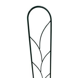 Clematis-Spalier Ranke, Montana-Grün, 15x150cm, aus Metall für Gartendekoration.