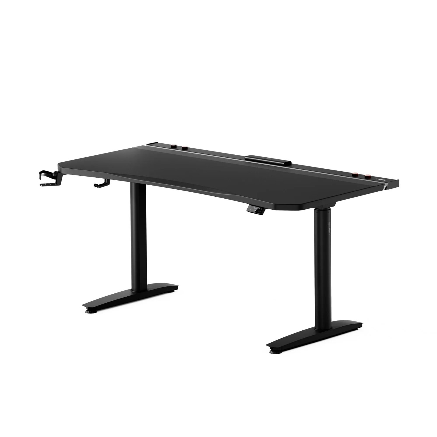 DIABLO CHAIRS Elektrisch Verstellbarer Gaming-Schreibtisch X-Forge 1600 x 800 mm Schwarz