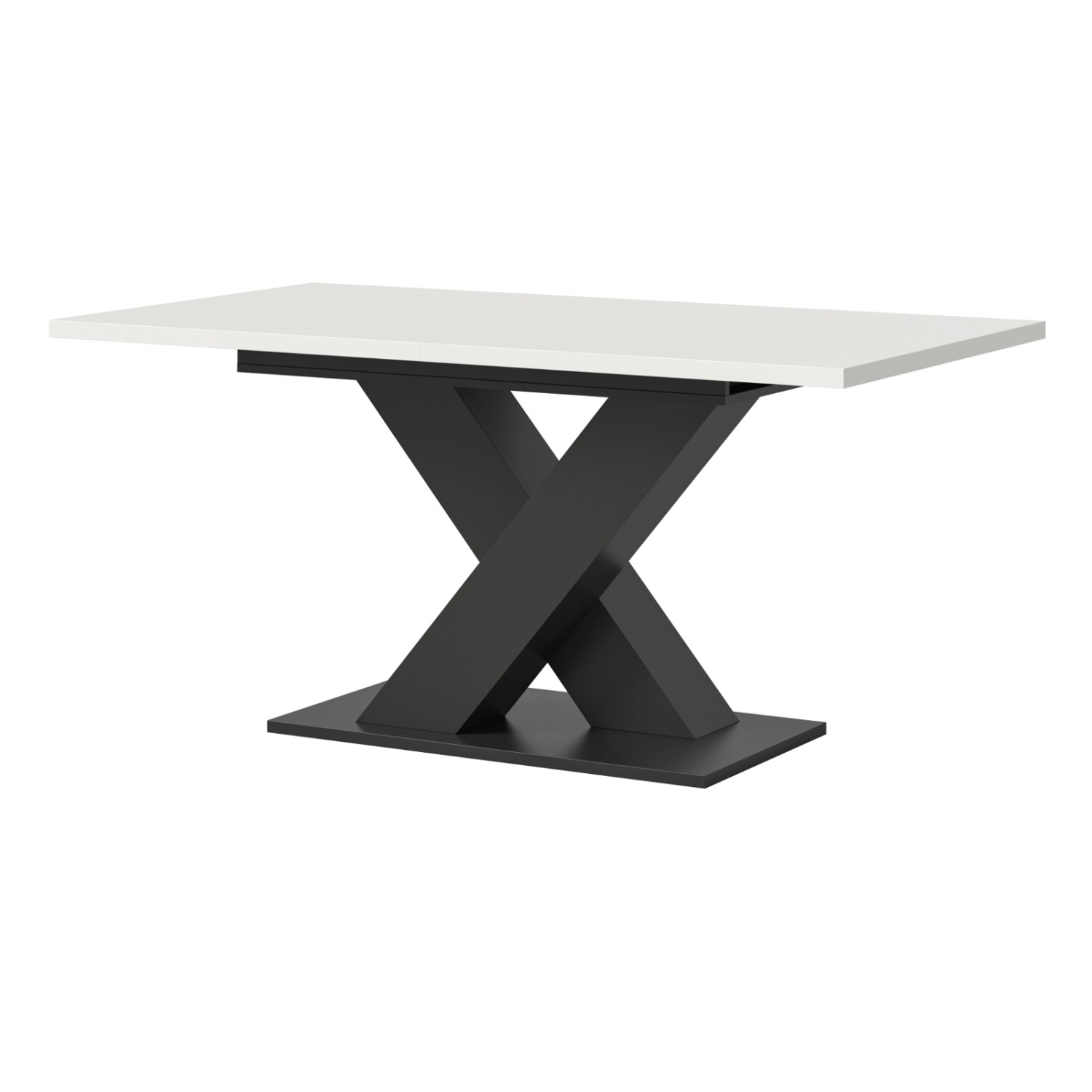 Inn.Furn Esstisch Weiß und Grau Küchentisch 150 - 190 cm Ausziehbar Home-X günstig online kaufen