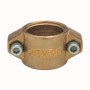 2-tlg. Klemmschalen aus Messing, 19 mm, für Saug- und Druckschlauch. Zubehör für Pumpen.