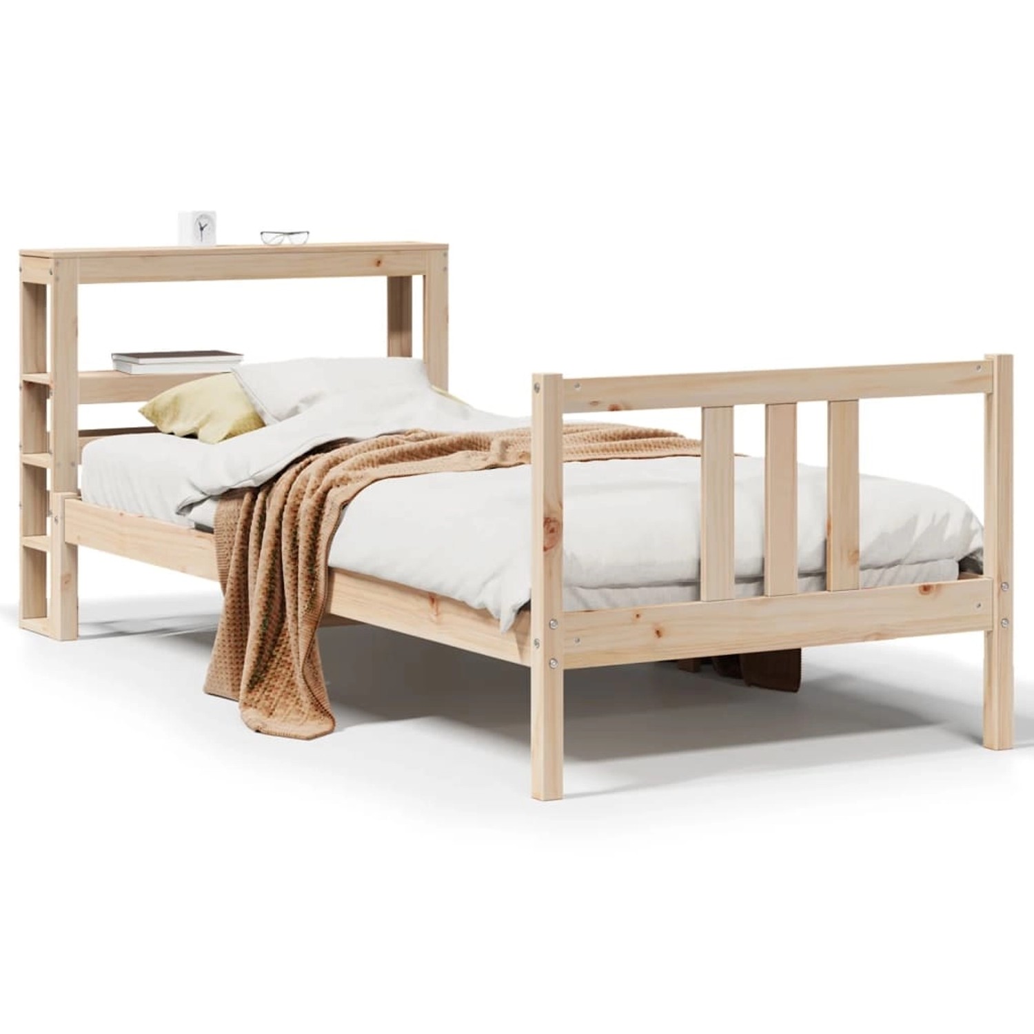 vidaXL Bettgestell mit Kopfteil ohne Matratze 90x190 cm 3305955 günstig online kaufen