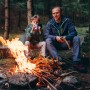 Outsunny Campingstuhl Metall Oxfordstoff Grau 120L x 57B x 95H cm_2