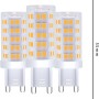 3er Set G9 LED Leuchtmittel, 4,7W, 550lm, warmweißes Licht für Zylinderleuchten und Dunstabzugshauben.