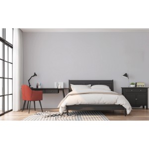 Raum mit Erfurt Vliestapete Variovlies Sisal Excellent, überstreichbar und mit feiner Struktur.