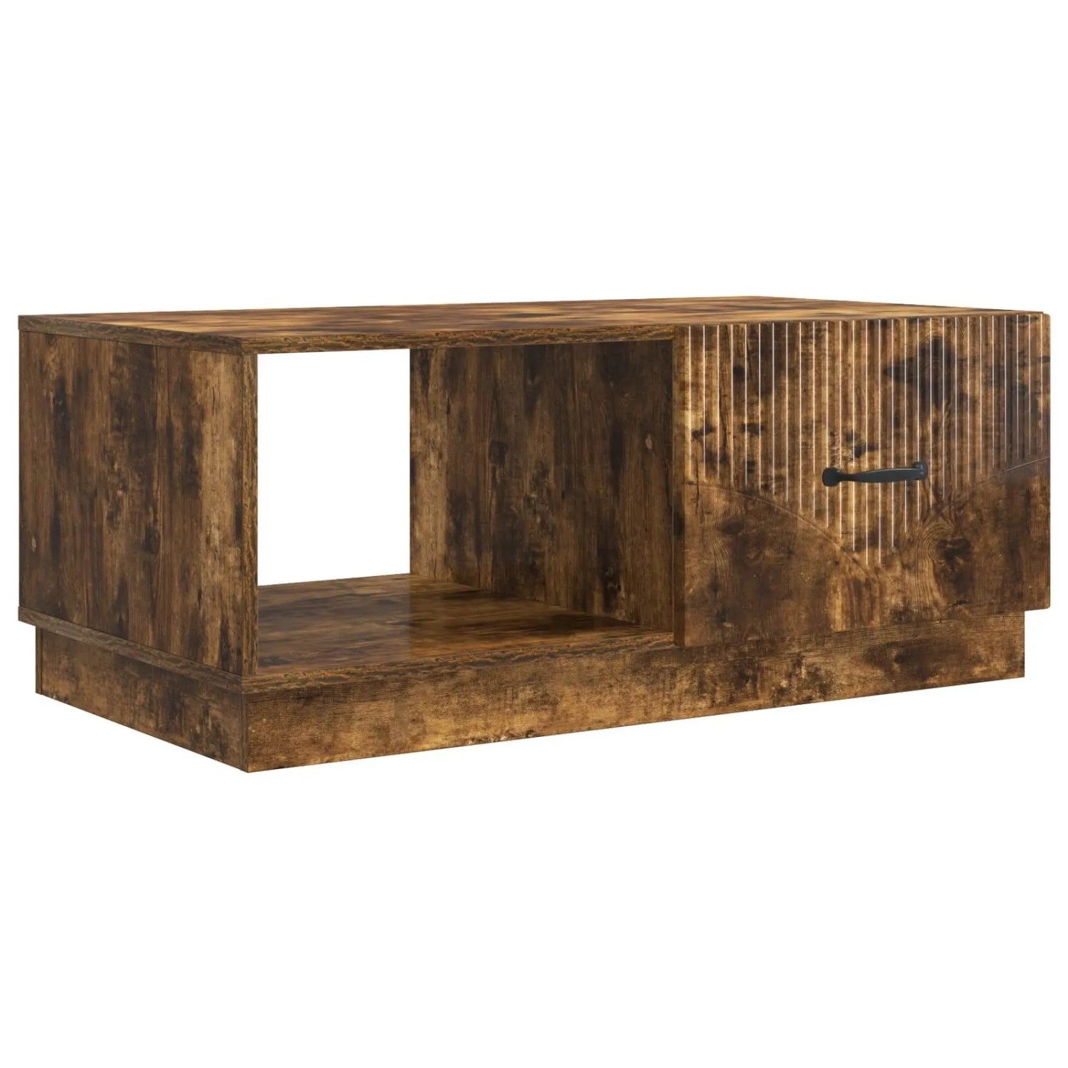 vidaXL Couchtisch Geräucherte Eiche 90 x 50 x 37 cm Holzwerkstoff 895420