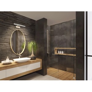 Osram Bad-Wandleuchte Orbis Disc Bar 40 cm Chrom