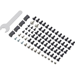 Schraubenset für Jamestown Gasgrill Knox II 4-Brenner mit Schraubenschlüssel und Abdeckkappen.