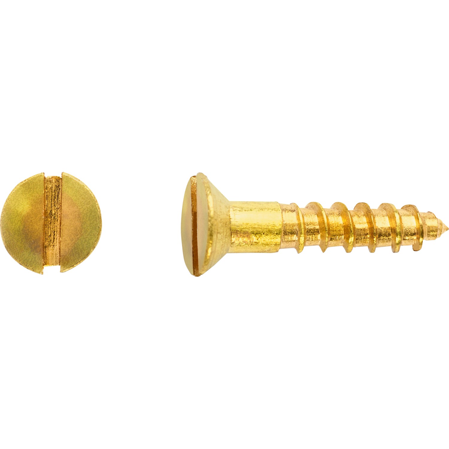 Senkkopf Holzschraube Schlitz-Antrieb Ø 2 mm x 10 mm 20 Stück