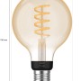 Philips Hue LED-Filamentlampe E27, warmweiß bis kaltweiß dimmbar, im Retro-Look.