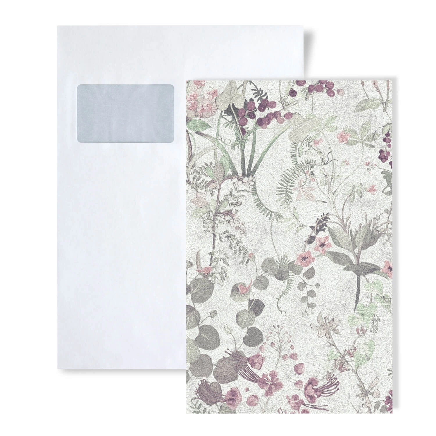 PROFHOME 1 MUSTERSTÜCK S-388251-GU DIN A4 MUSTER der Floralen Tapete günstig online kaufen