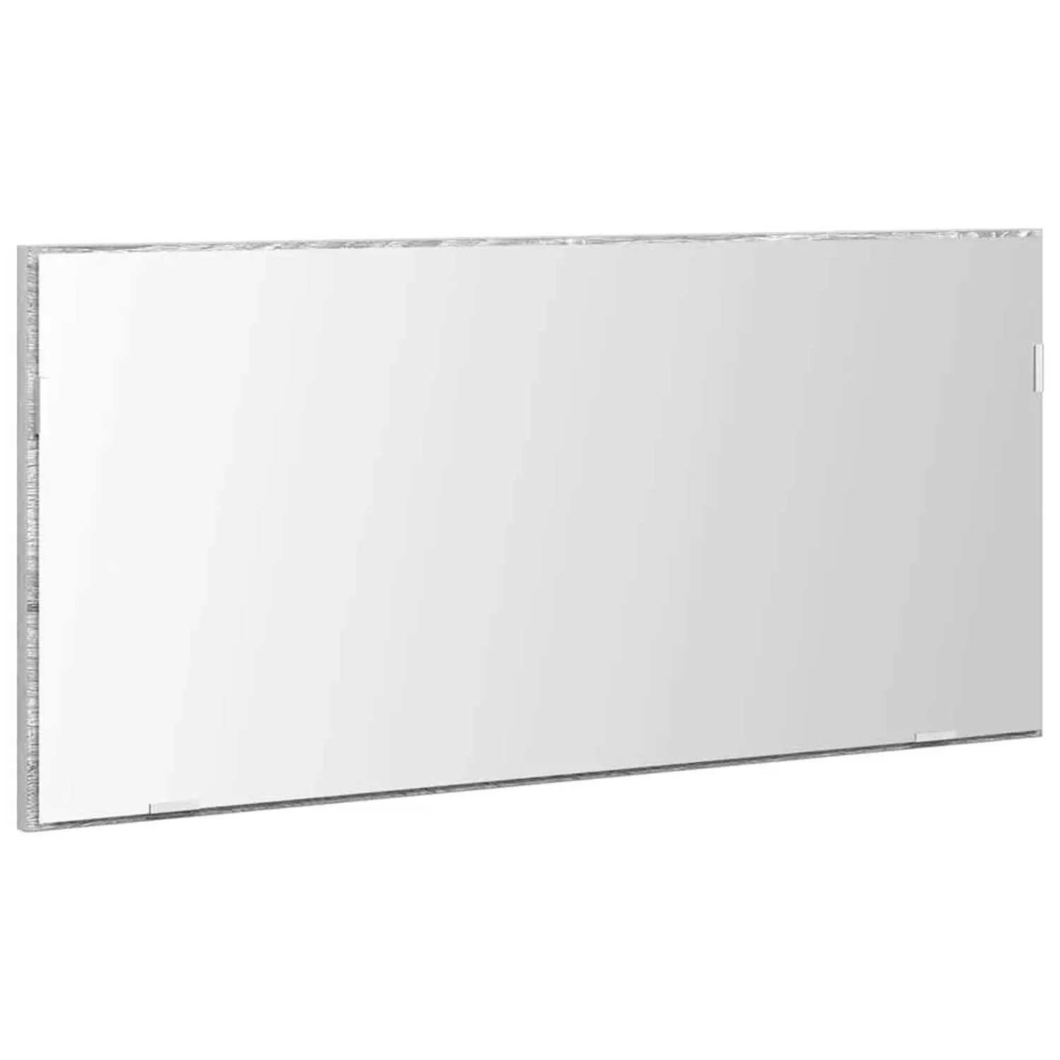 vidaXL Spiegel Hellgrau Sonoma 80 x 37 cm Glas und Engineered Holz 863304