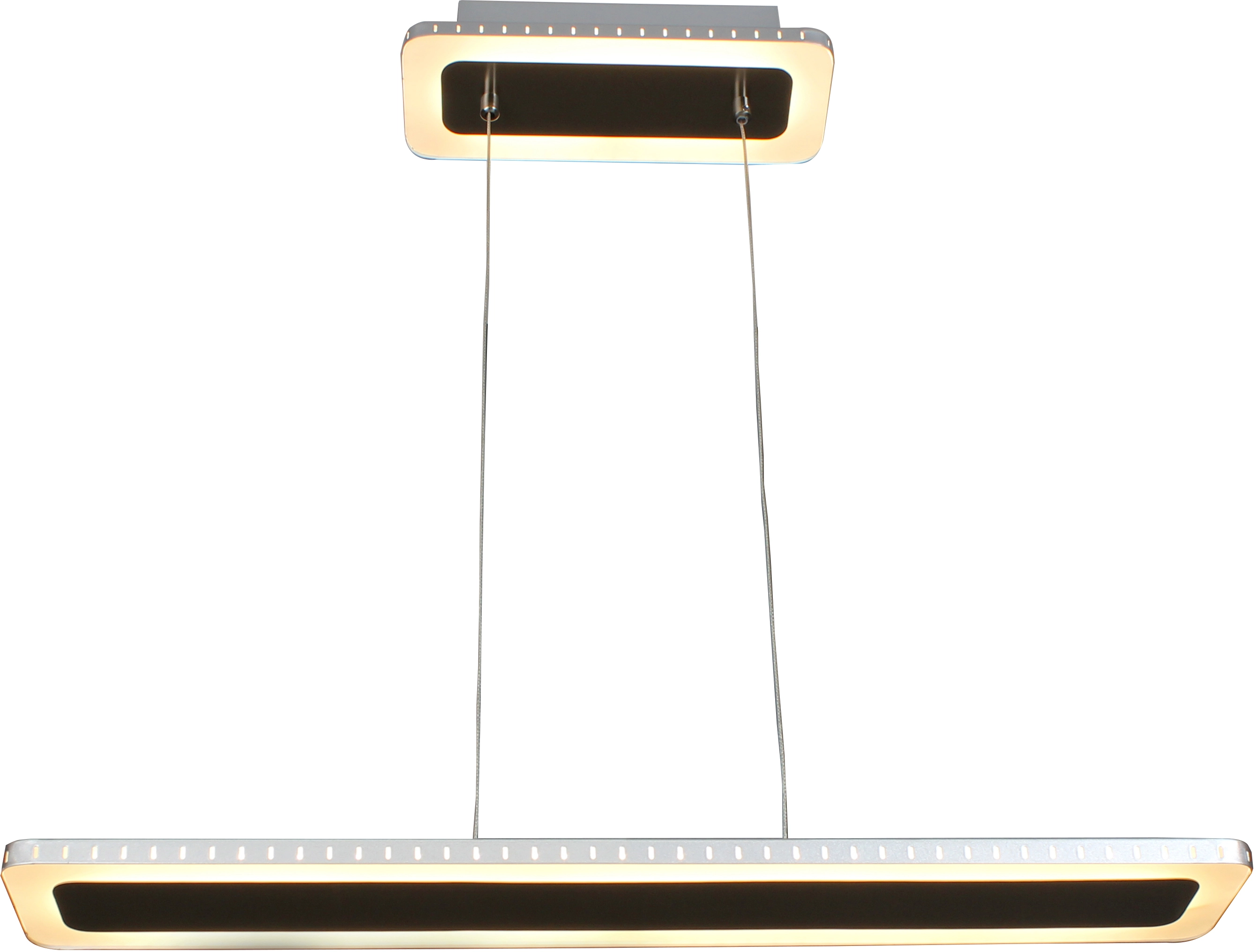 cm 70 12 OBI Luce Solaris bei cm LED-Pendelleuchte Silber x 1-flammig kaufen Design