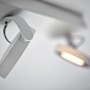 Philips myLiving LED-Spot, 4er, Clockwork Warmglow, weiß. Deckenleuchte mit schwenkbaren Spots.