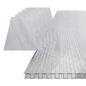 GARMIO® Hohlkammerstegplatten, 6mm, 10,25m², Doppelstegplatten für Gewächshäuser und Überdachungen.