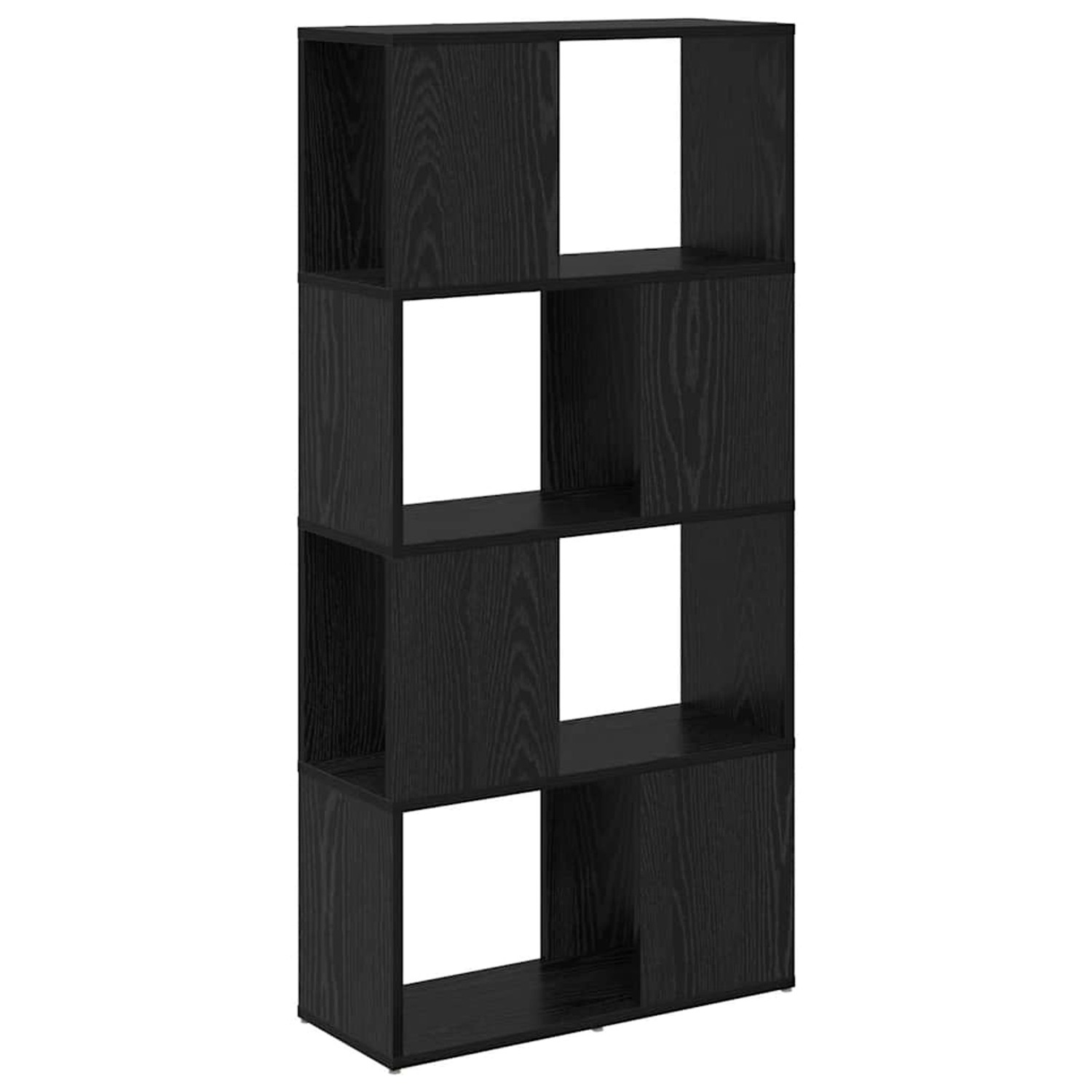 vidaXL TV-Schrank-Set Schwarz 60 x 24 x 125,5 cm Holzwerkstoff 875196 günstig online kaufen