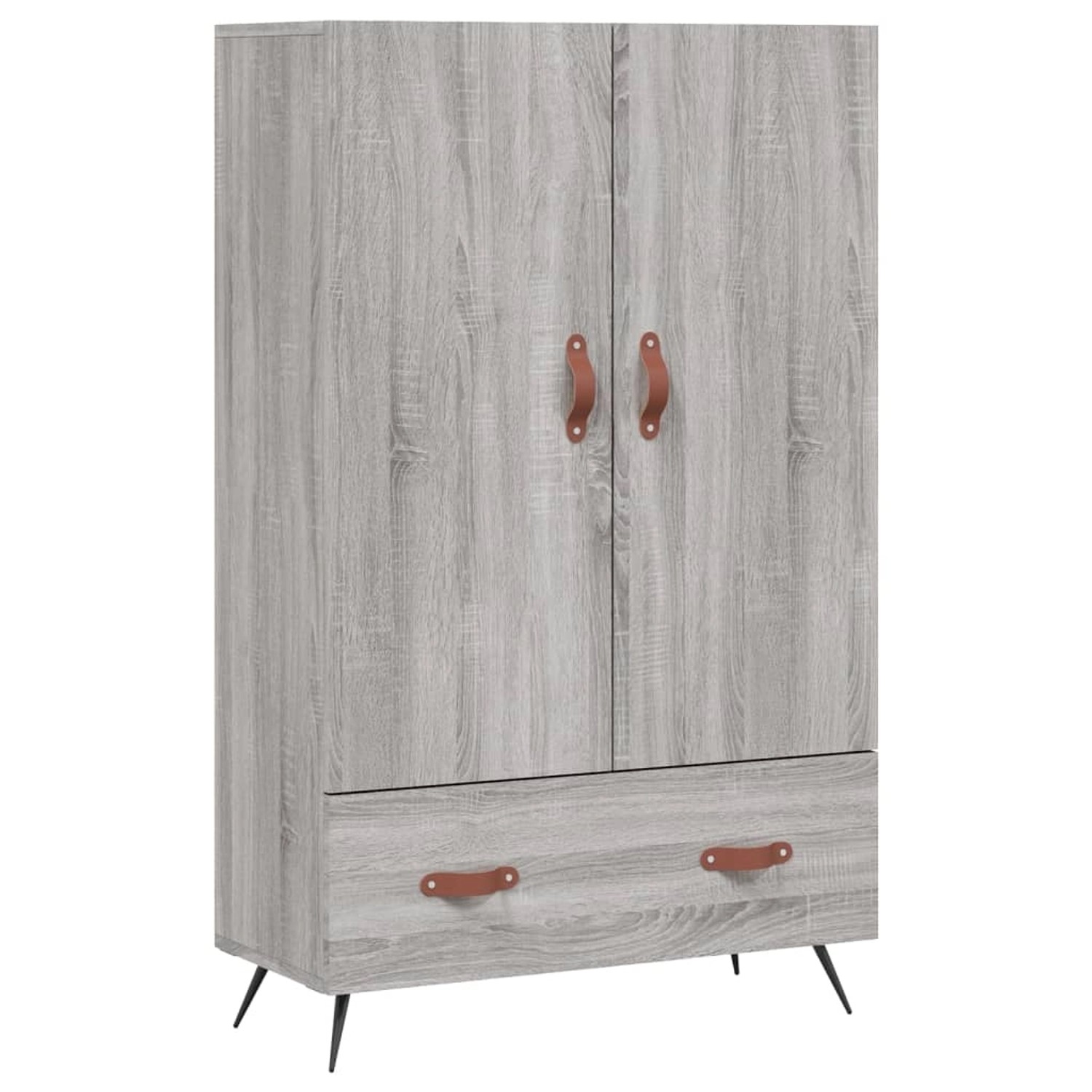 vidaXL Highboard Grau Sonoma 69,5x31x115 cm Holzwerkstoff 828210 günstig online kaufen