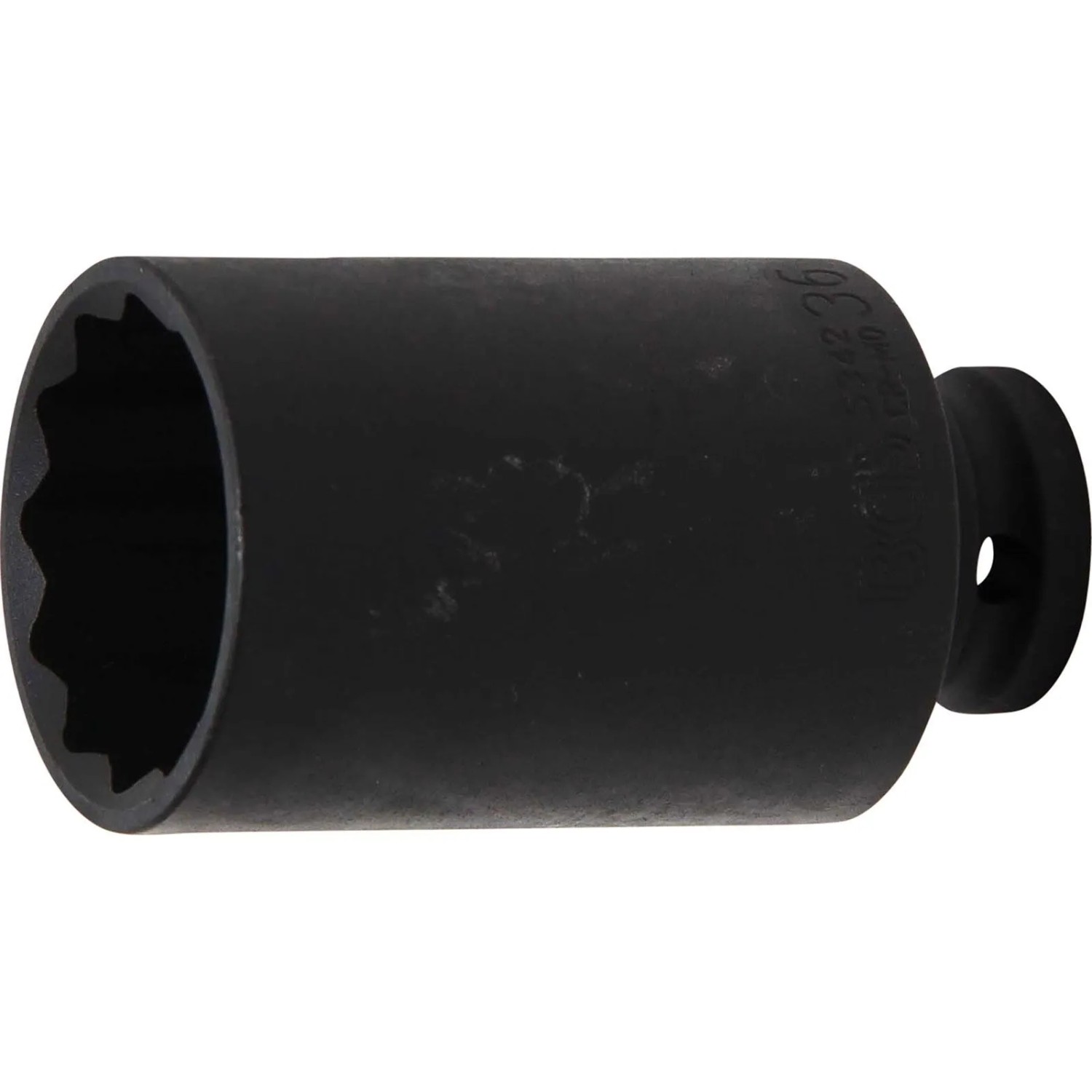 BGS Kraft Steckschlüssel Einsatz Zwölfkant Antrieb Innenvierkant 12 5 Mm  1 2 Zoll  SW 36 Mm 5342