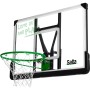 Salta Basketballbrett Center, 115x75 cm, mit grünem Korb und Netz für Spiel & Spaß.