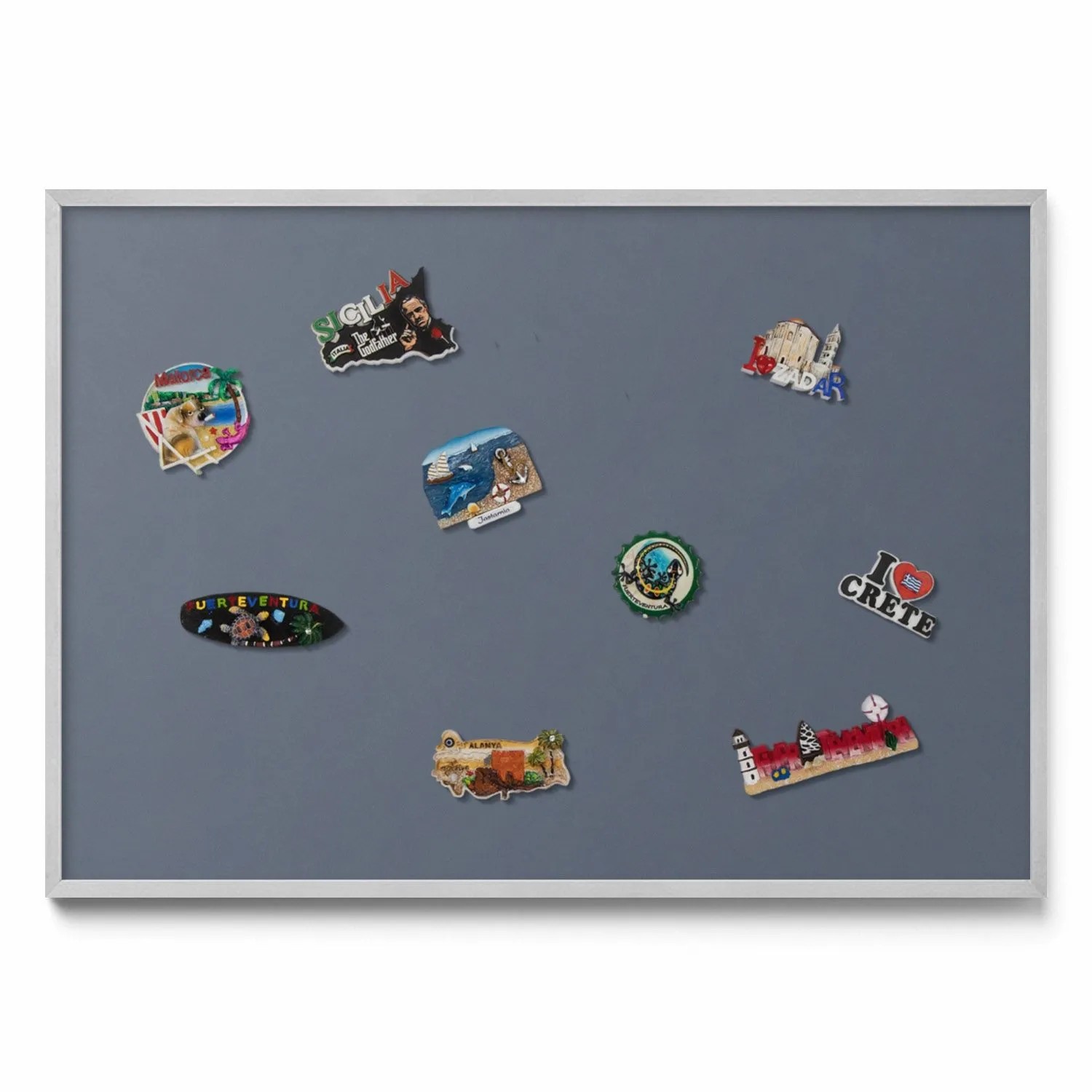 Tulup Magnettafel Wanddekoration Magnettafel bedruckt Kühle Graue Farbe 100 günstig online kaufen