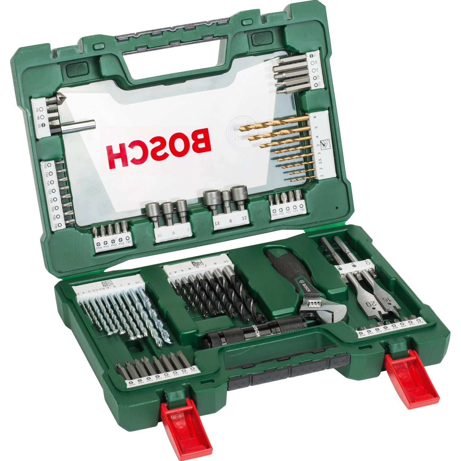 Bosch V-Line TiN-Bohrer- und Bit-Set 83-teilig