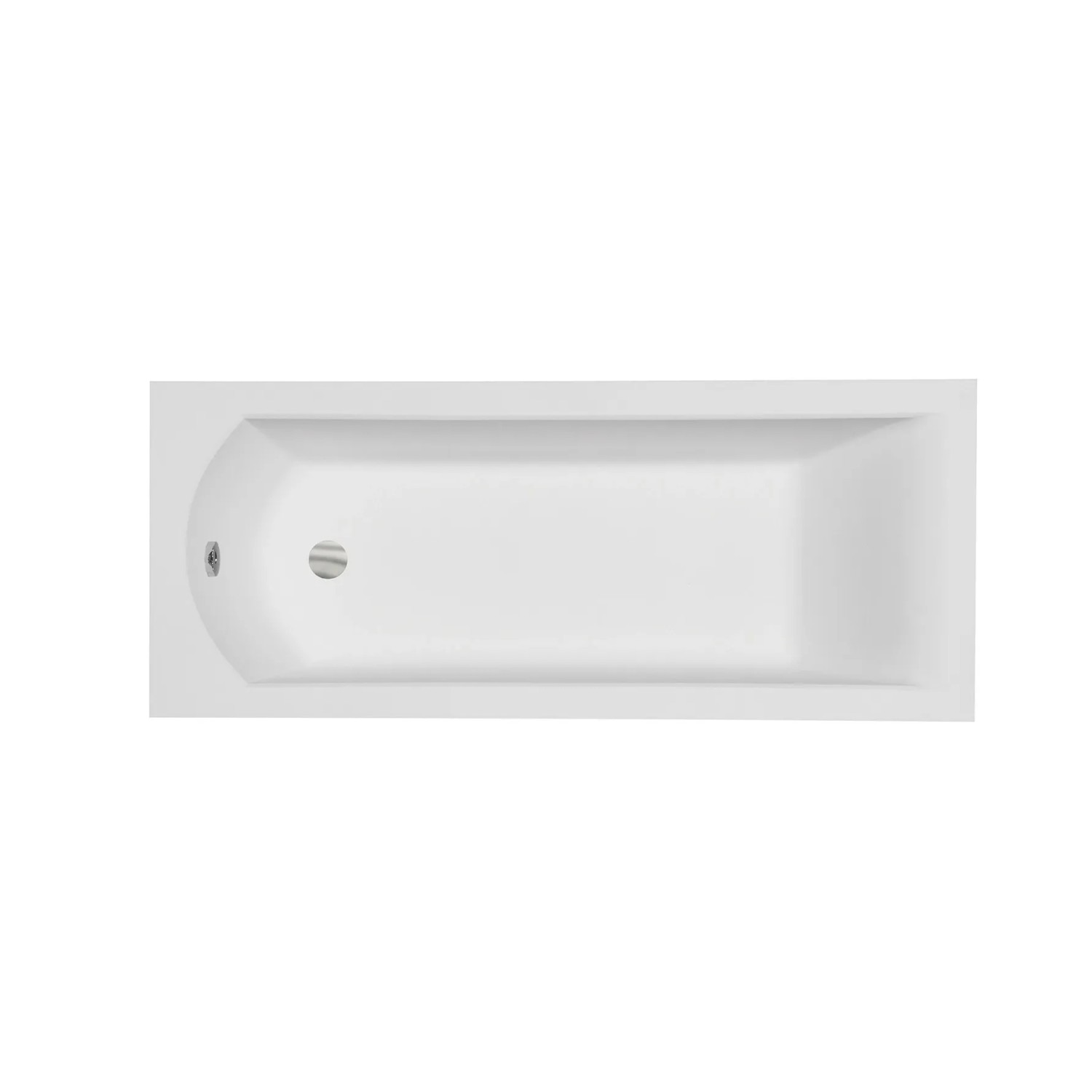 Bad Land Badewanne Rechteck SHEA 170x70 + Kopfstütze KODI Ablauf Füße