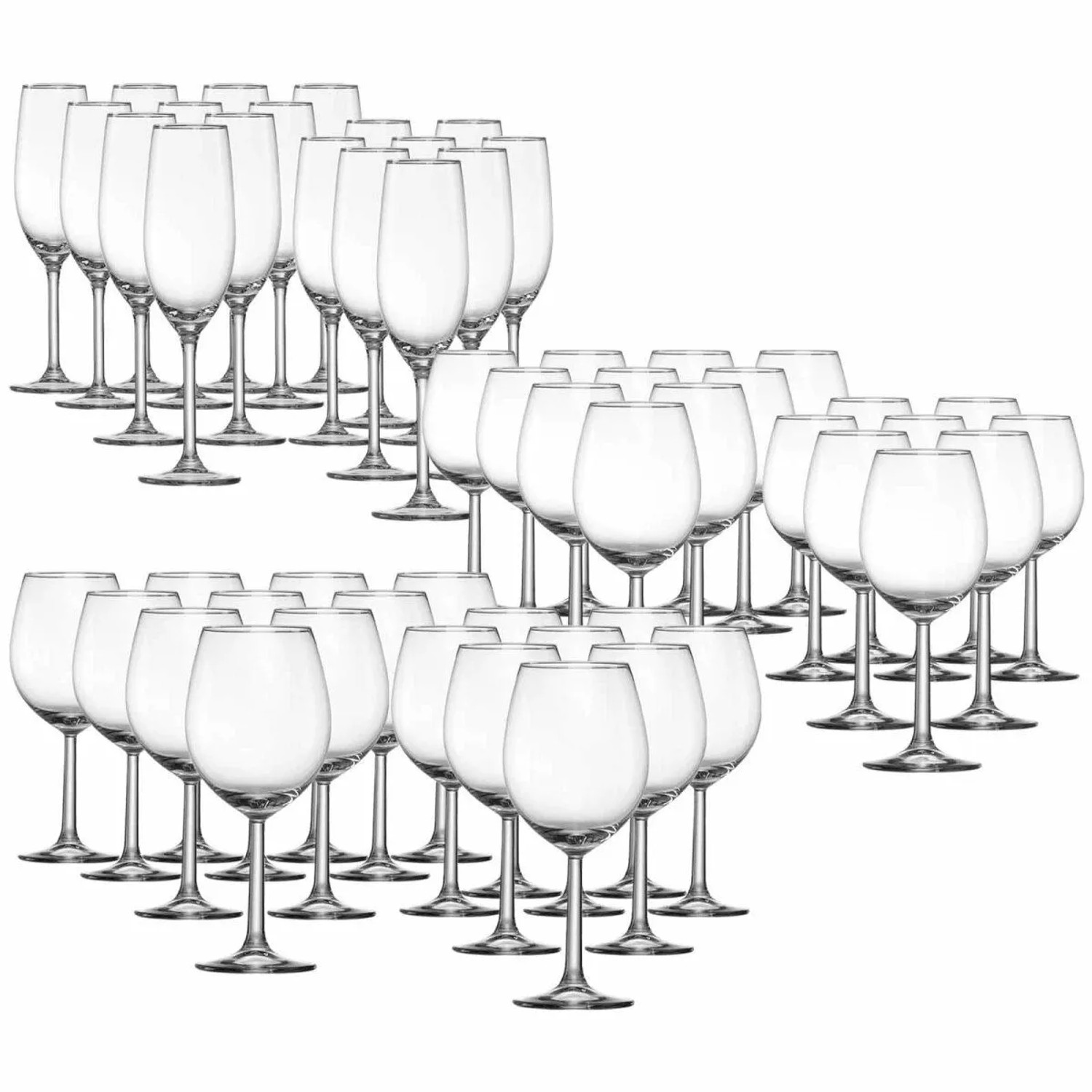 Ritzenhoff & Breker Vio 4Gastro Wein- und Sektgläser-Set 54-teilig