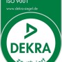 DEKRA Siegel für Qualitätsmanagement ISO 9001 zertifiziert.
