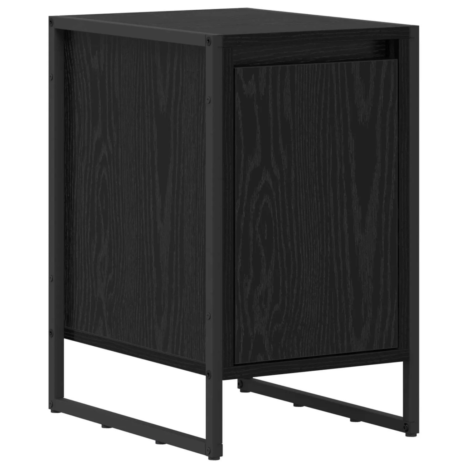 vidaXL Nachttisch Schwarz Eichen-Optik 39,5 x 30 x 50 cm Holzwerkstoff 8866 günstig online kaufen