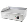 VERTES Elektro Grillplatte 3000 W Plancha Edelstahl Glatt 55 x 35 cm 50 bis 300 °C
