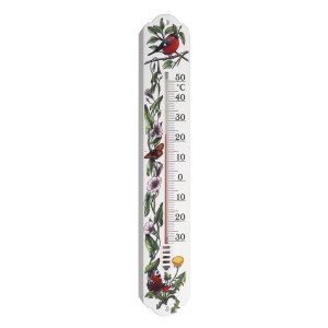 TFA Thermometer für Innen & Außen mit Vogelmotiv, zum Aufhängen.