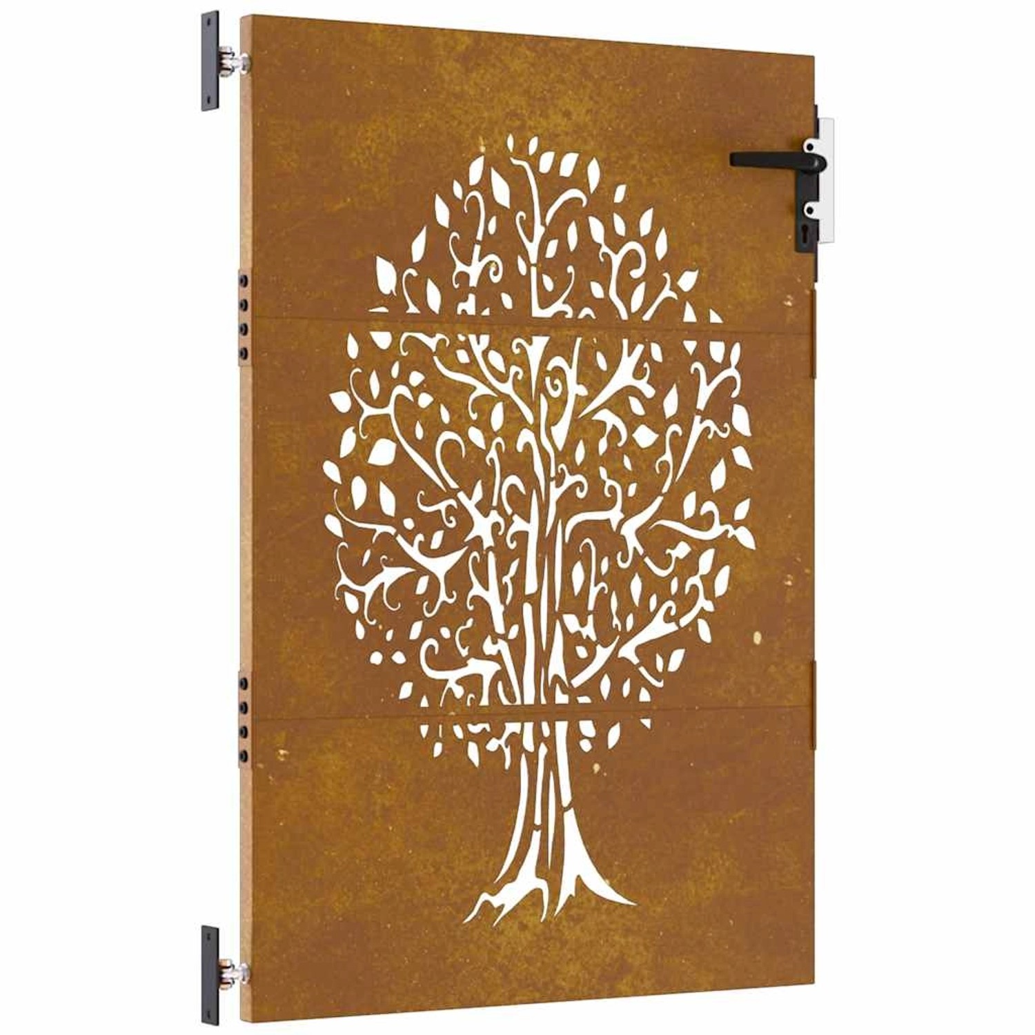 vidaXL Gartentor 85x150 cm Cortenstahl Baum-Design 153211 günstig online kaufen