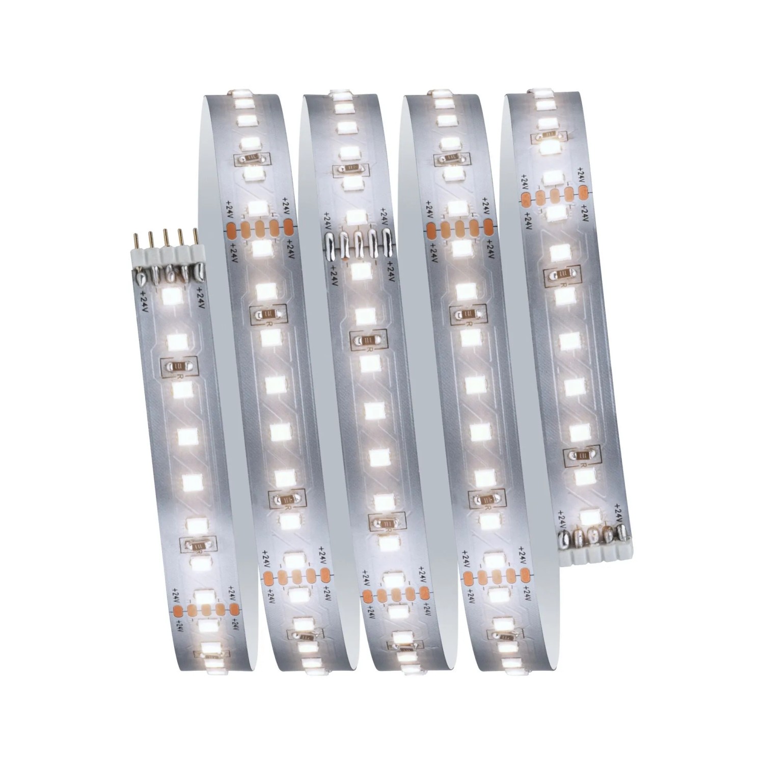 Paulmann LED-Strip-Basisset MaxLED 1000, 1,5 m, neutralweiß leuchtend, mit Steckverbindern. Flexibler LED-Streifen.