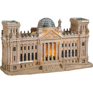 Luville Reichstag Collectables, beleuchtete Weihnachtsdekoration für Ihr Weihnachtsdorf.