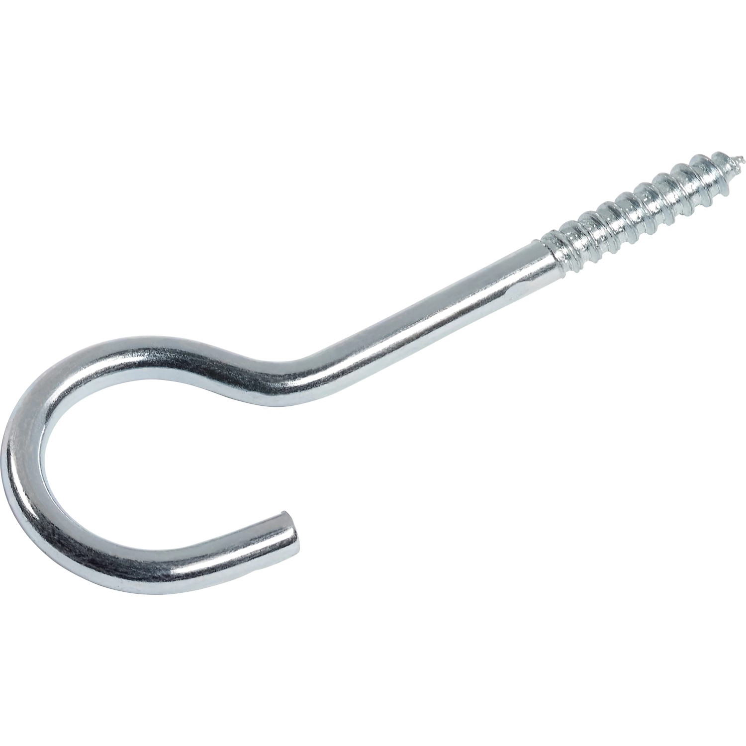 Wascheleinenhaken Gebogen Stahl Verzinkt 50 mm x 4,4 mm 4 Stück