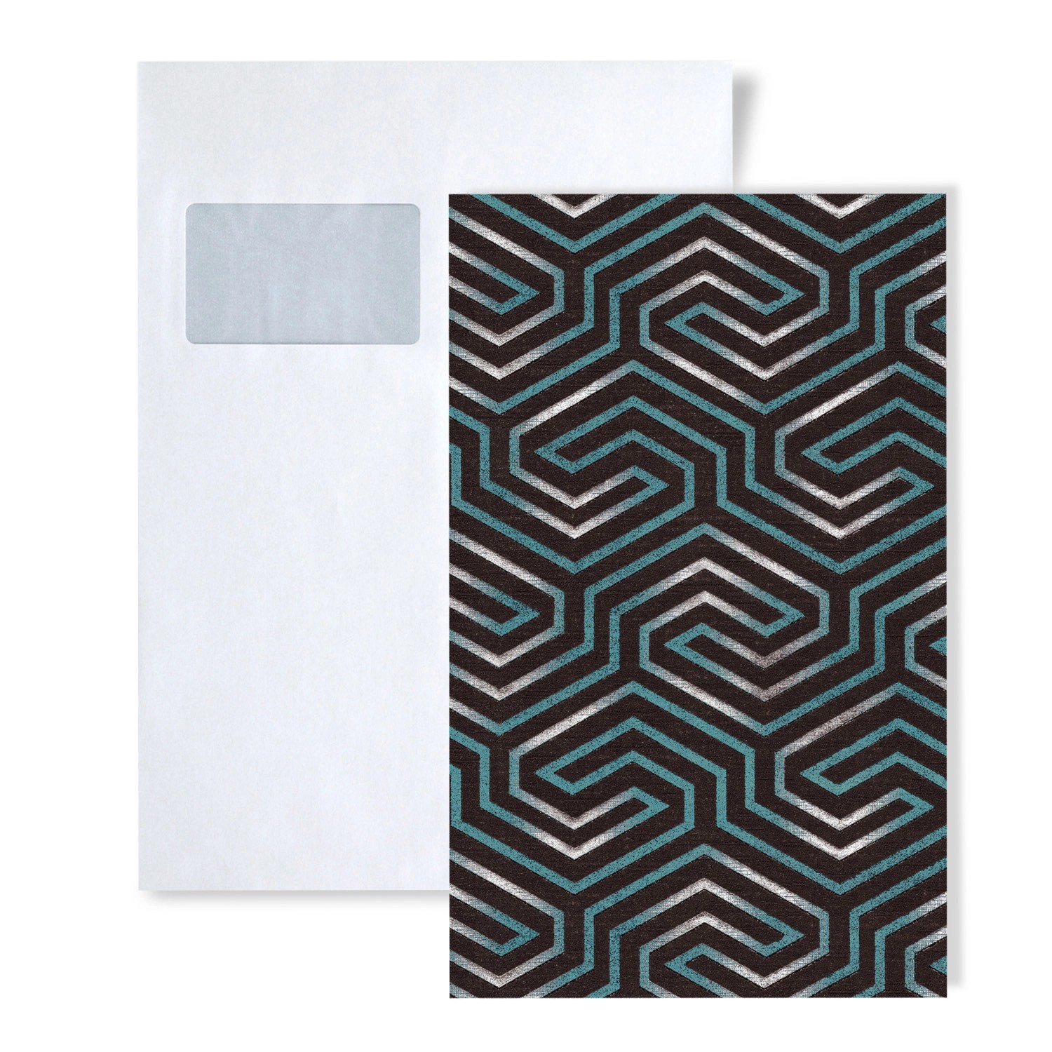 EDEM 1 MUSTERSTÜCK BRAVO S-84114BR95 DIN A4 MUSTER Geometrische Vliestapete günstig online kaufen