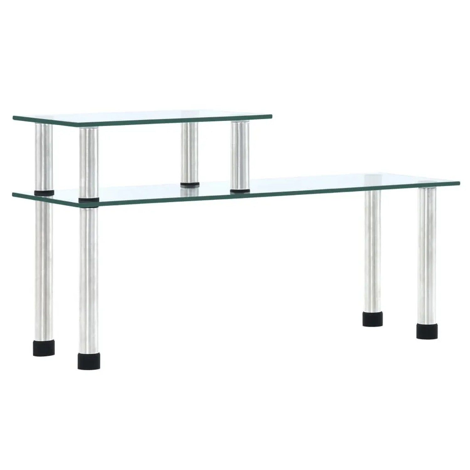 vidaXL Küchenregal Transparent 45x16x26 cm Hartglas 249523
