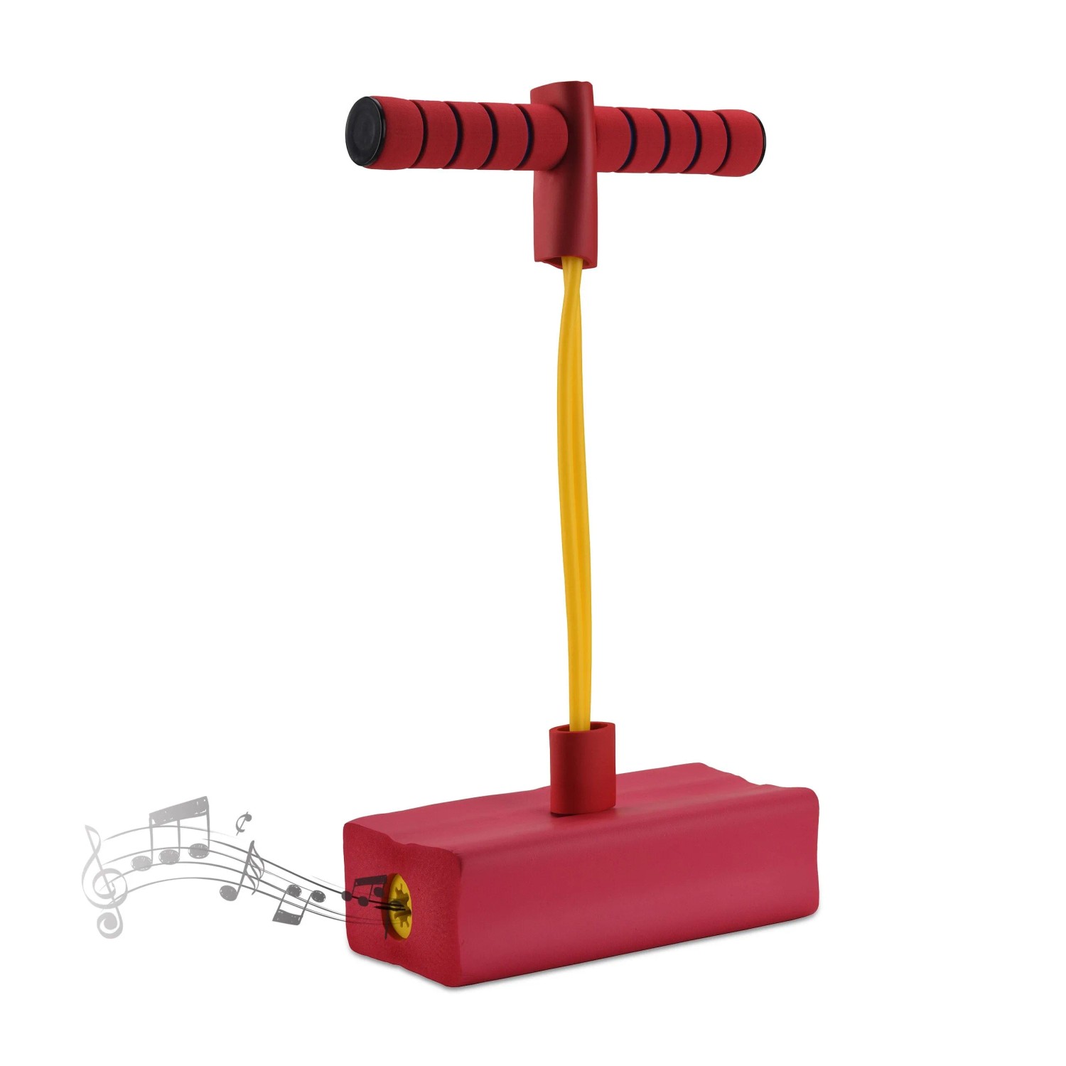 Relaxdays Pogo Jumper Schaumstoff Rot Rutschfest 42 cm x 22 cm x 10 cm