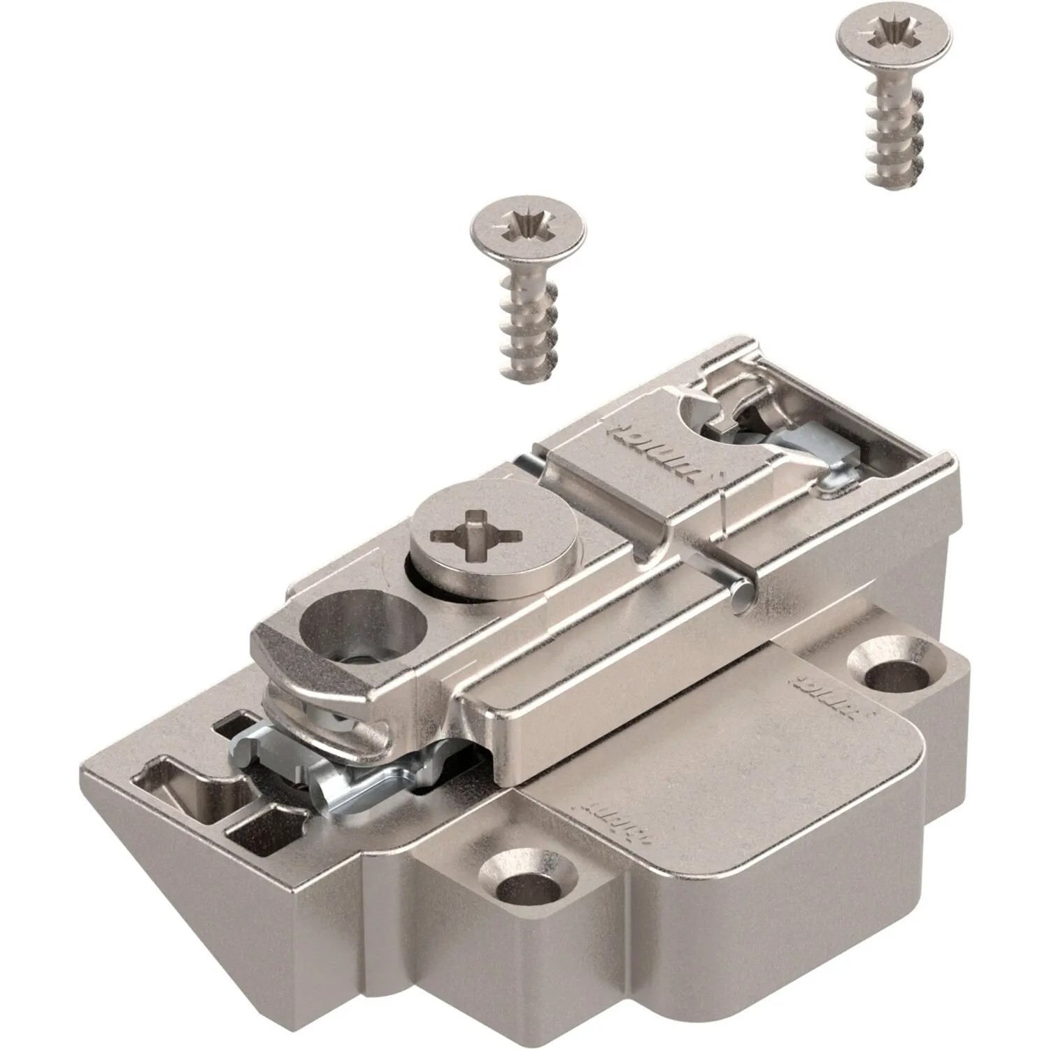 Blum Exzenter-Montageplatte Clip für Teleskophebel Alurahmen Schmal Links