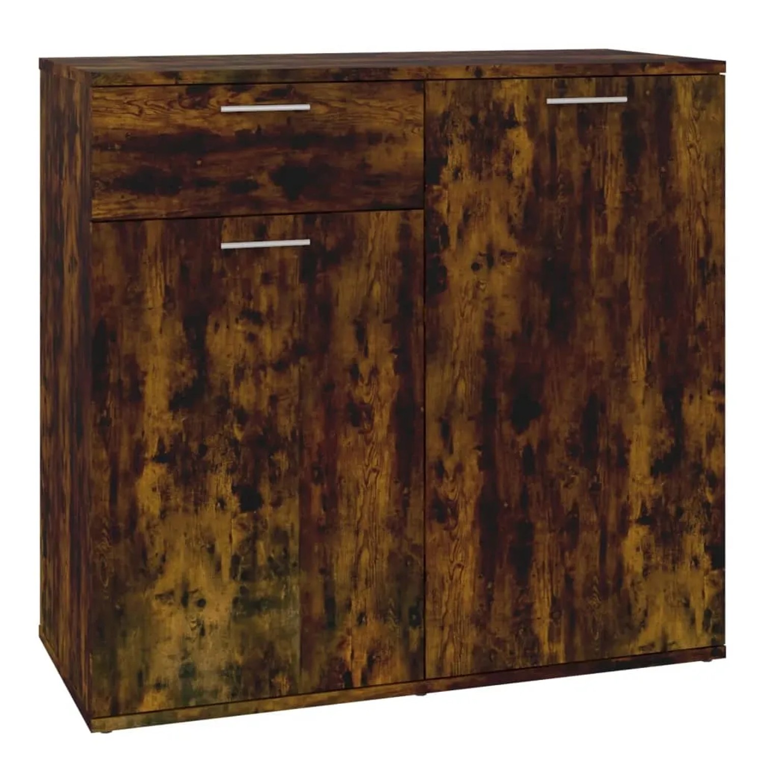vidaXL Sideboard Räuchereiche 80x36x75 cm Holzwerkstoff 815489