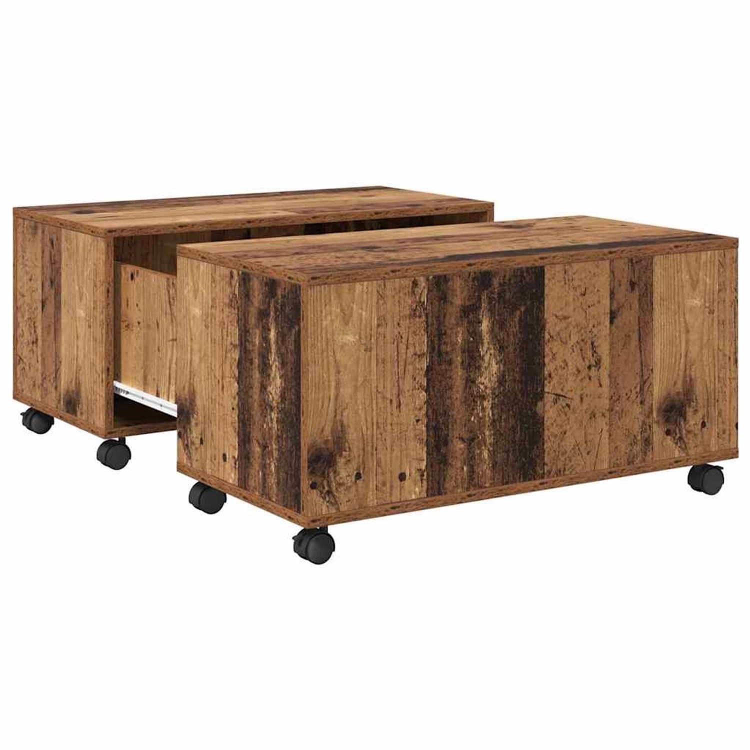 vidaXL Couchtisch Altholz 75 x 75 x 38 cm Holzwerkstoff 875480 günstig online kaufen