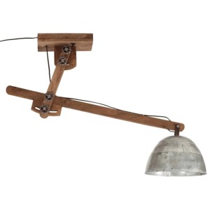 vidaXL Deckenleuchte 25 W Vintage Silbern 105x30x65-108 cm E27 371921