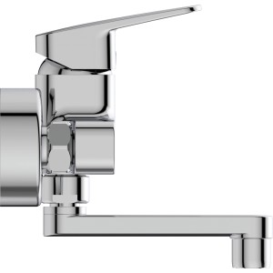 Ideal Standard Ceraplan Wand-Waschtischarmatur, Chrom, Aufputz.