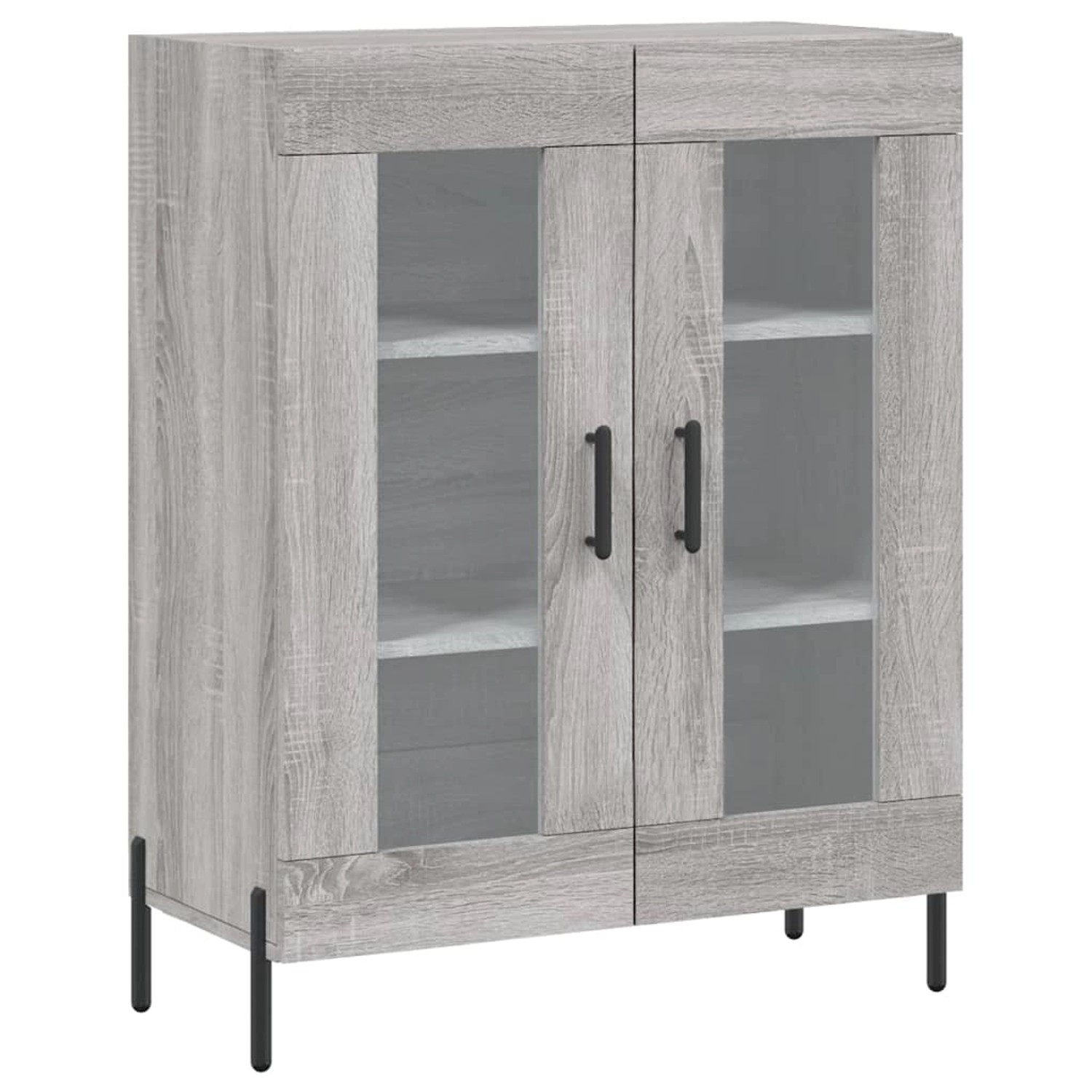 vidaXL Sideboard Grau Sonoma 69,5x34x90 cm Holzwerkstoff 827802 günstig online kaufen