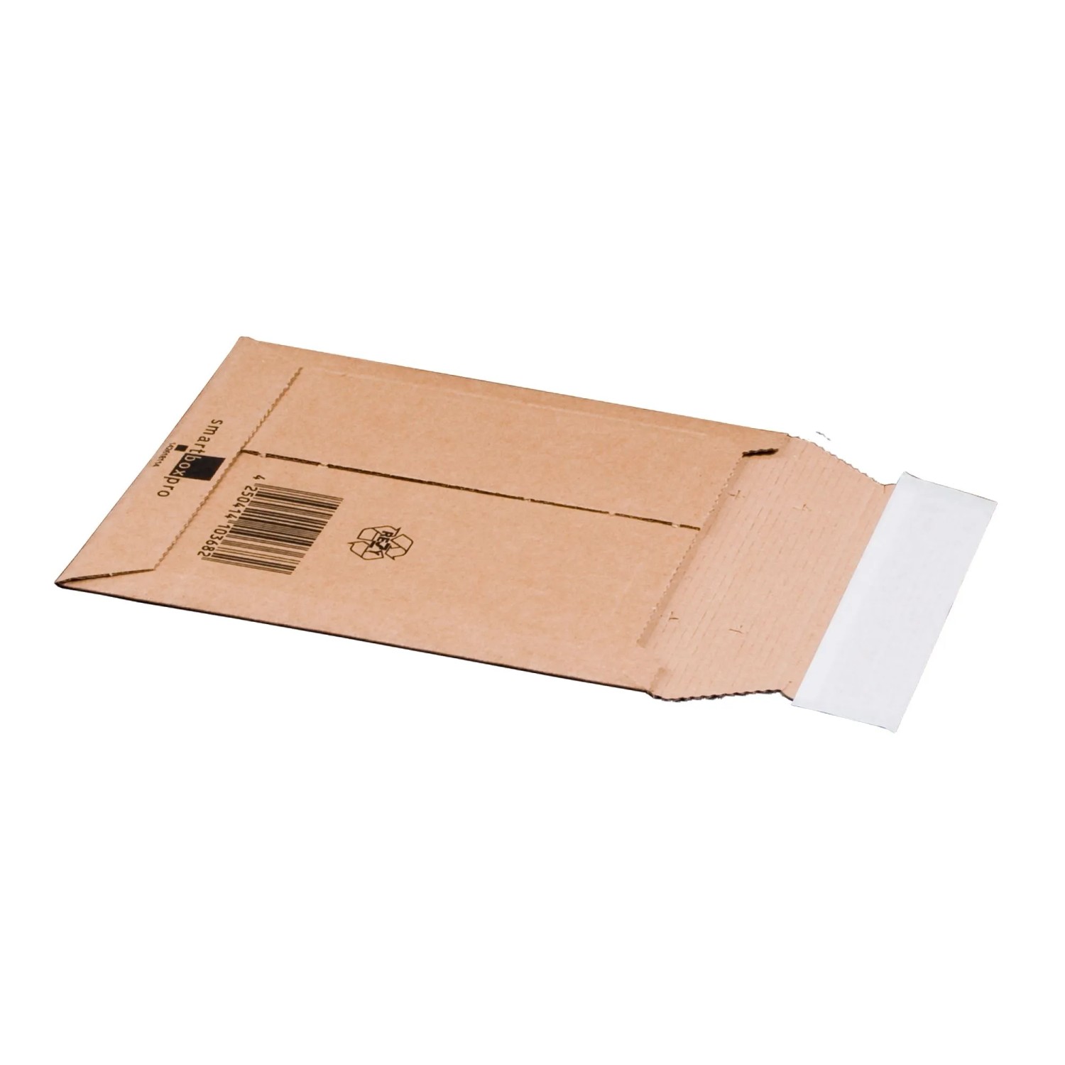 PROREGAL Mega Deal 500x Versandtasche Aus Wellpappe CD LxBxH 145x190x25mm mit Selbstklebeverschluss & Aufreißfaden Variable Höhe Braun Versandtüte